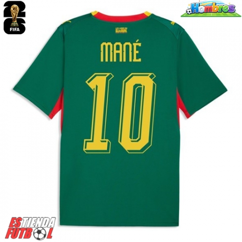 Senegal Sadio Mane #10 Segunda Equipación Mundial 2026 Manga Corta